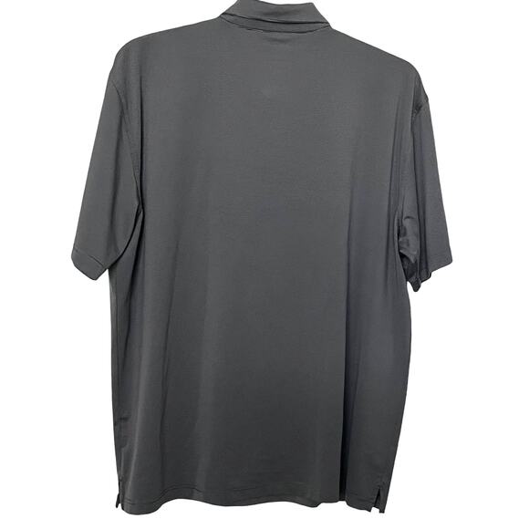 CALLAWAY OPTI-DRI SHORT SLV, PULL-OVER  POLO, MENS, XL, LGT/DARK GREY PINSTRIPES - Picture 4 of 10